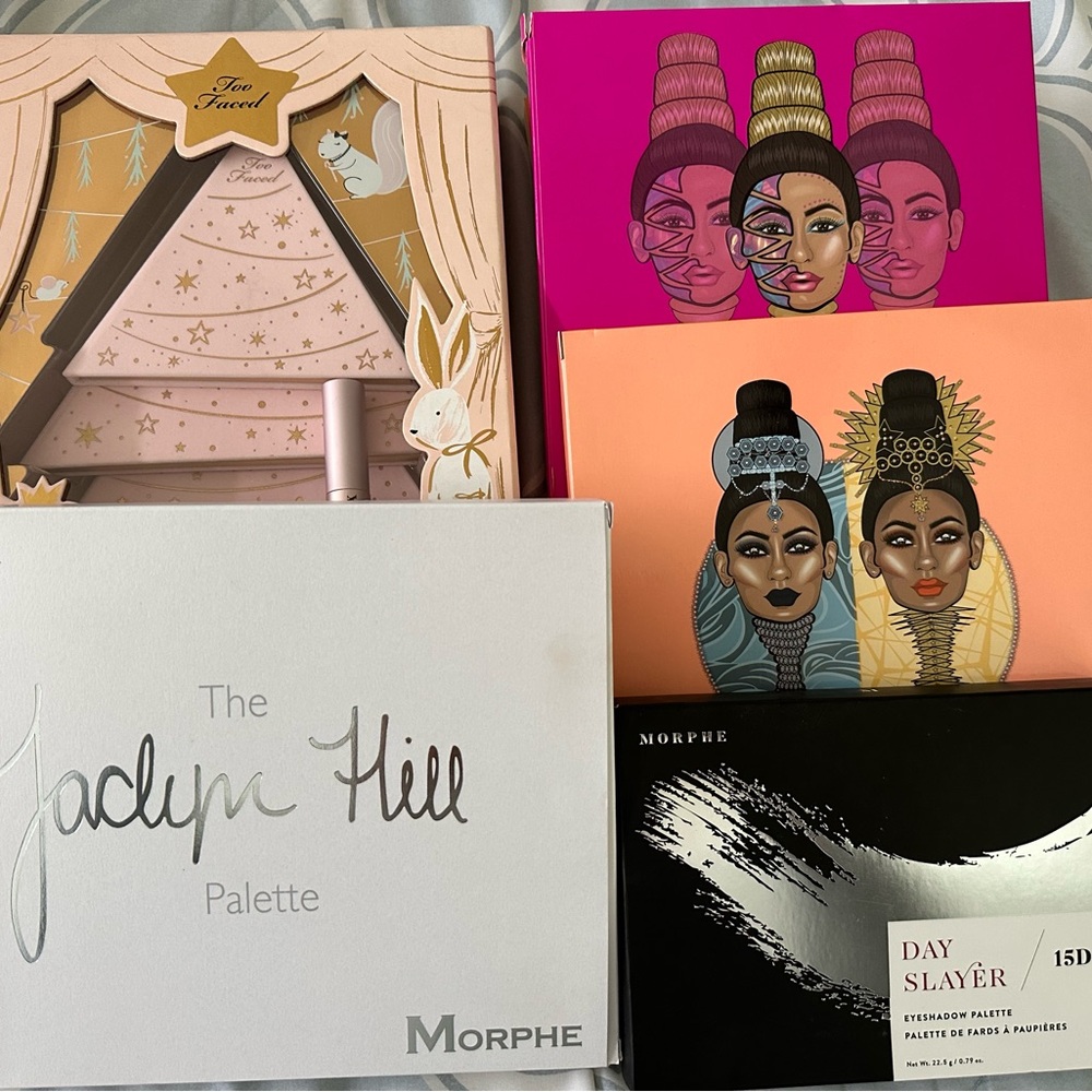 Makeup, brand new, too face,  juvia’s pallet, morphe